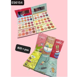 PALETA DE SOMBRAS BOB ESPONJA ALARGADAS (1 PZA)