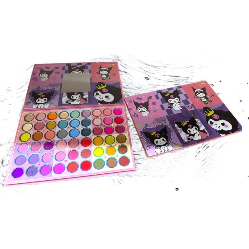 PALETA DE SOMBRAS KUROMI GRANDE CON ESPEJO (1 PZA)