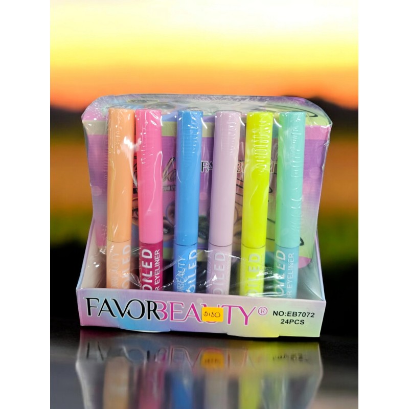 DELINEADOR COLORES FAVOR (24 PZAS)