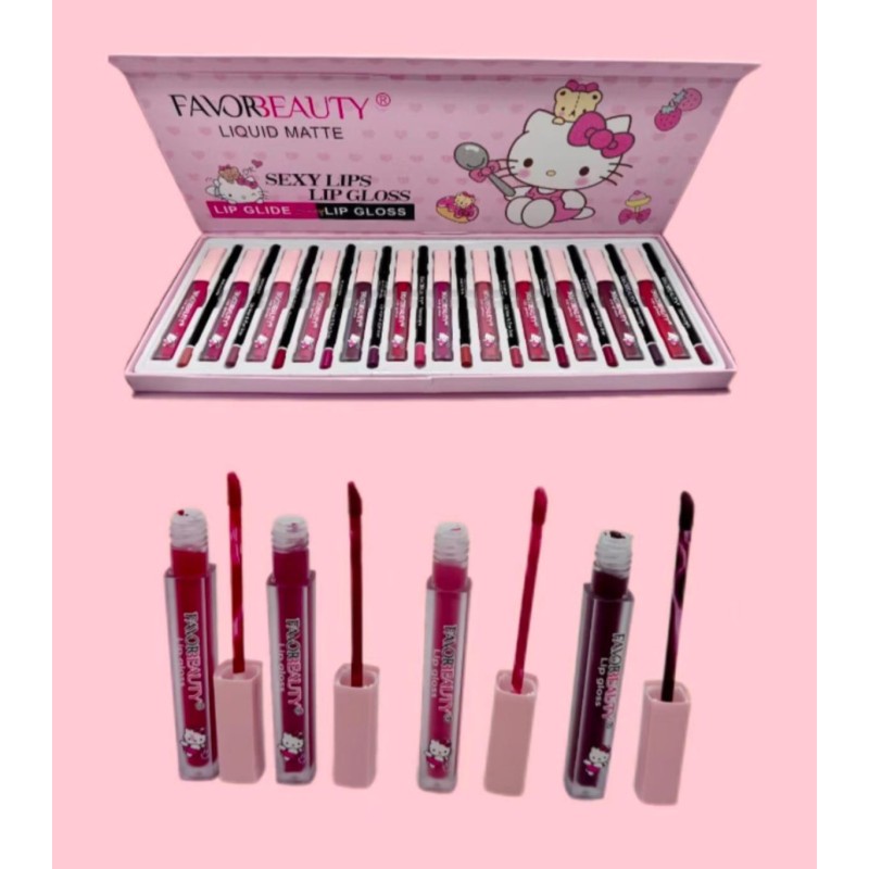 LABIAL CON LAPIZ LABIAL KITTY (12 PZ)