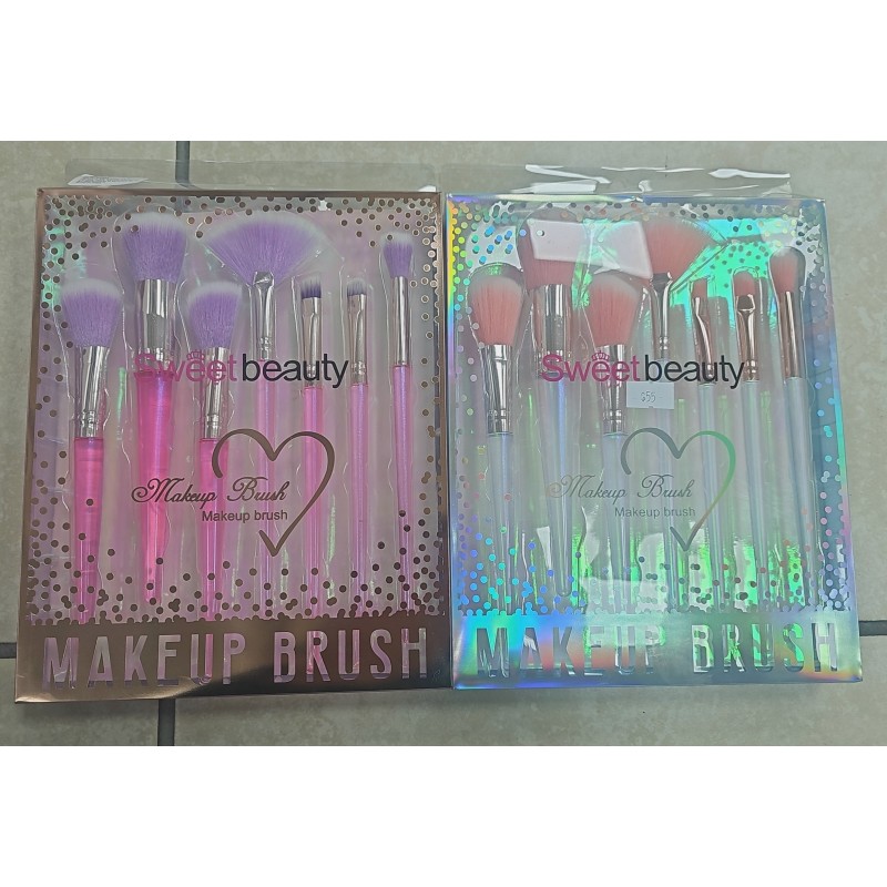 Brocha Sweetbeauty con 7 Pzas
