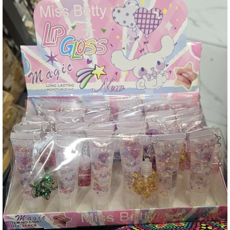 LIP GLOSS LLAVERO DOBLE (24 Pzas)