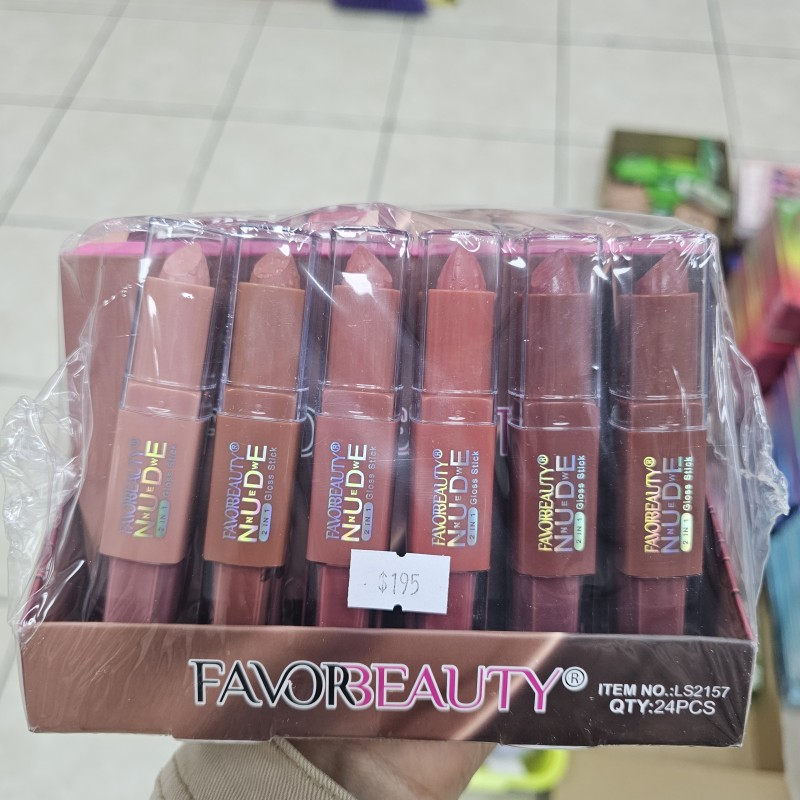 LABIALES NUDE DOBLE (24 PZAS)