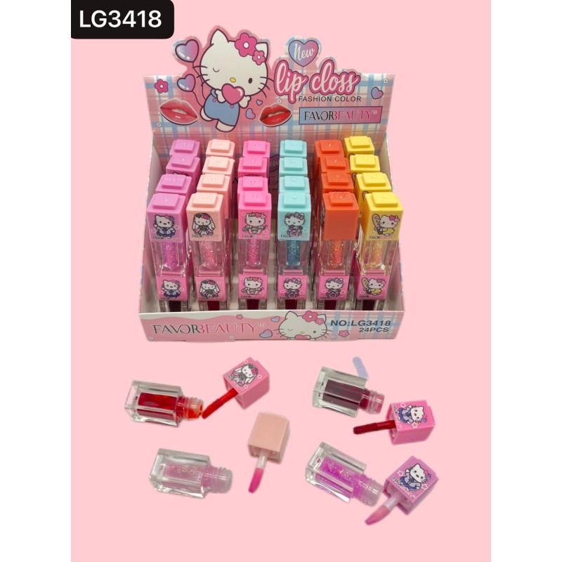 LIP GLOSS Y TINTA (24 PZ)