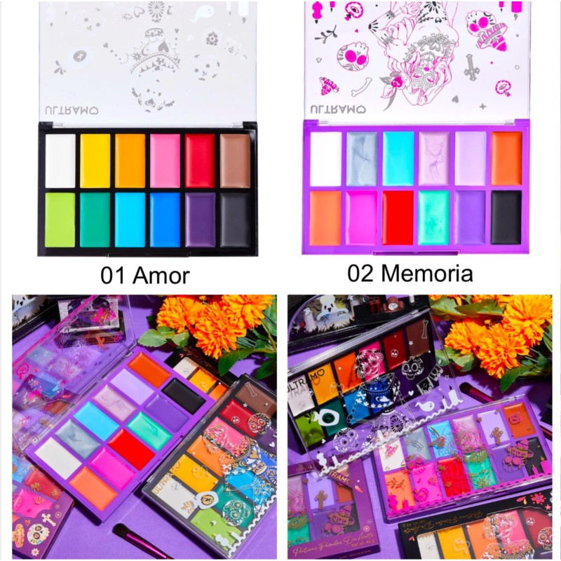 PINTURAS FACIALES DE ACEITE ULTRAMO (6 PZ)