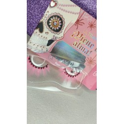 PESTAÑAS CON PIEDRA DIA DE MUERTOS ULTRAMO (12 PZ)