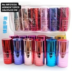 ESMALTE EFECTO ESPEJO 12 PZ