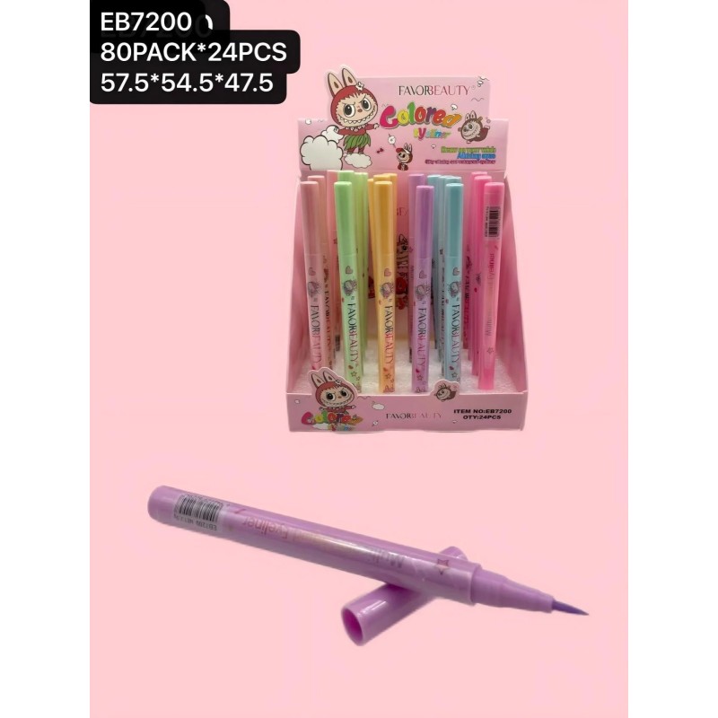 DELINEADORES LABUBU COLORES (24 PZ)