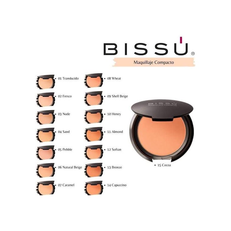 POLVO COMPACTO BISSU (1 PZA)