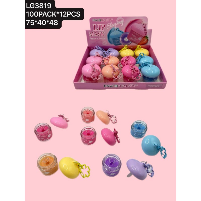 MASCARILLA DE LABIOS FRUTALES (12 PZ)