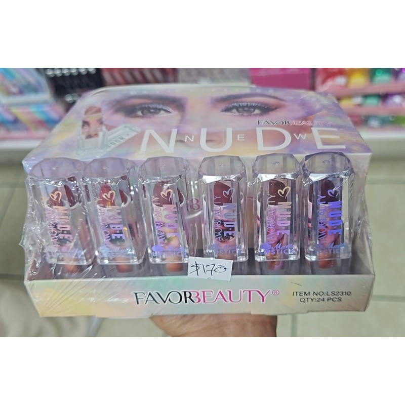 Labiales Nude Matte Lipstick (24 Pzas)