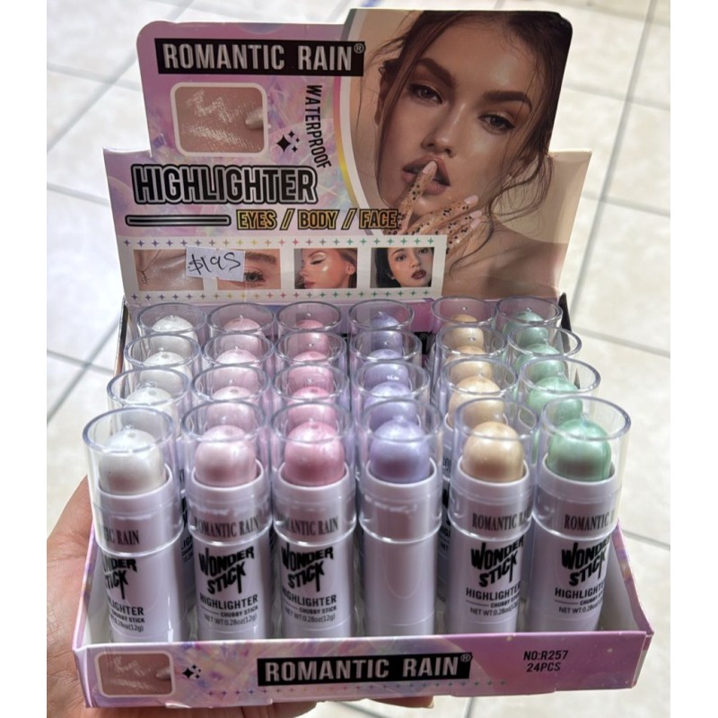 Highlighter Iluminador Colores barra (24 Pzas)