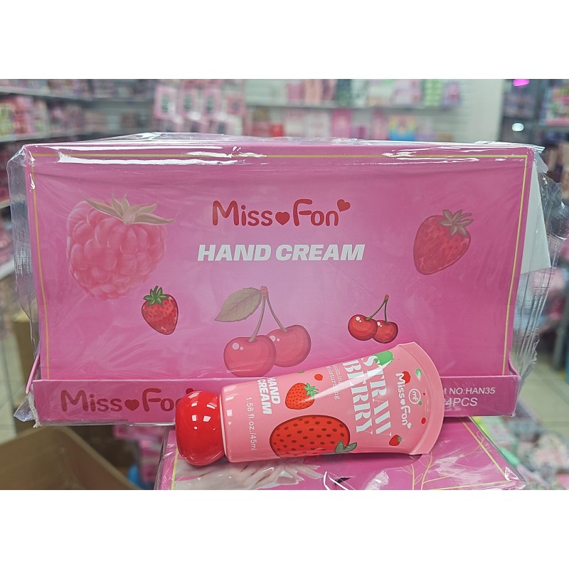 Crema de Manos Miss Fon (24 pza)