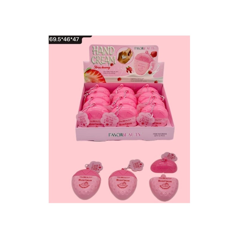 HAND CREAM STRAWBERRY (12 PZAS)