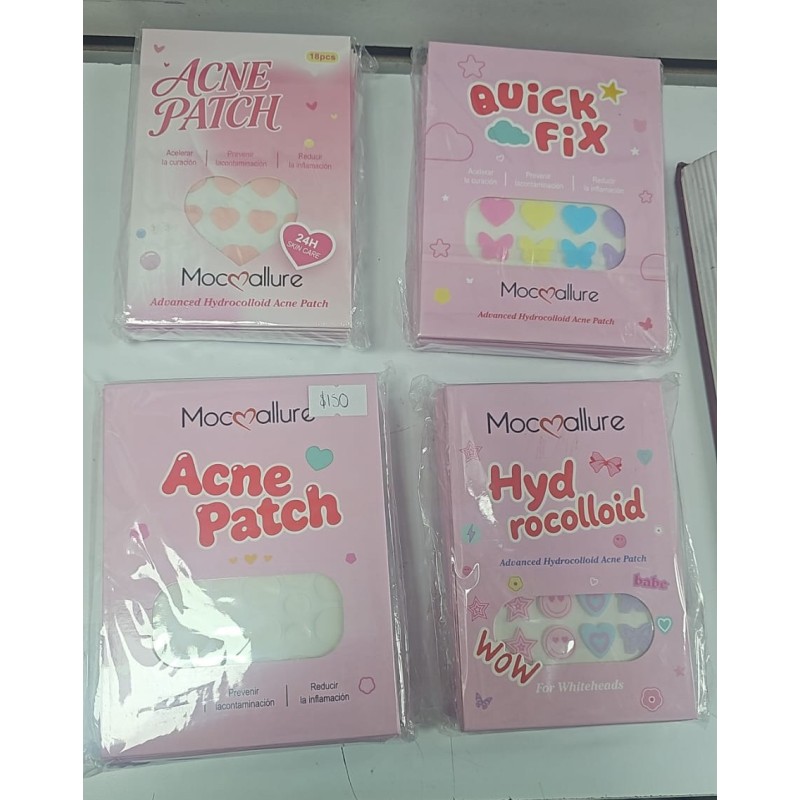 PARCHE DE ACNE (12 PLANILLAS X CADA PAQ, 4 MODELOS DISTINTOS)