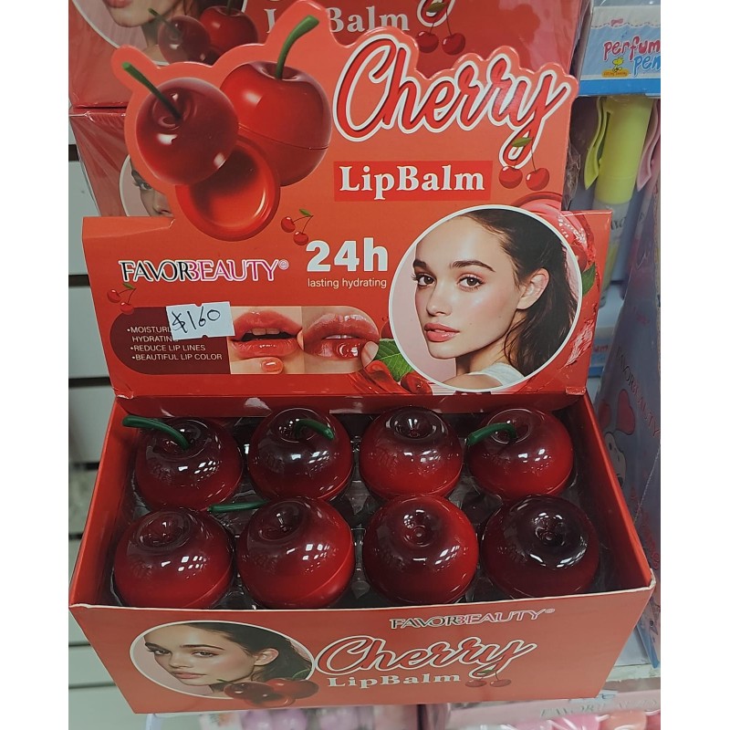 LIP BALM CEREZA BALSAMO (24 PZA)
