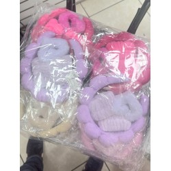 CONJUNTO DIADEMA MUÑEQUERA PINZA (12 pza)