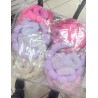 CONJUNTO DIADEMA MUÑEQUERA PINZA (12 pza)