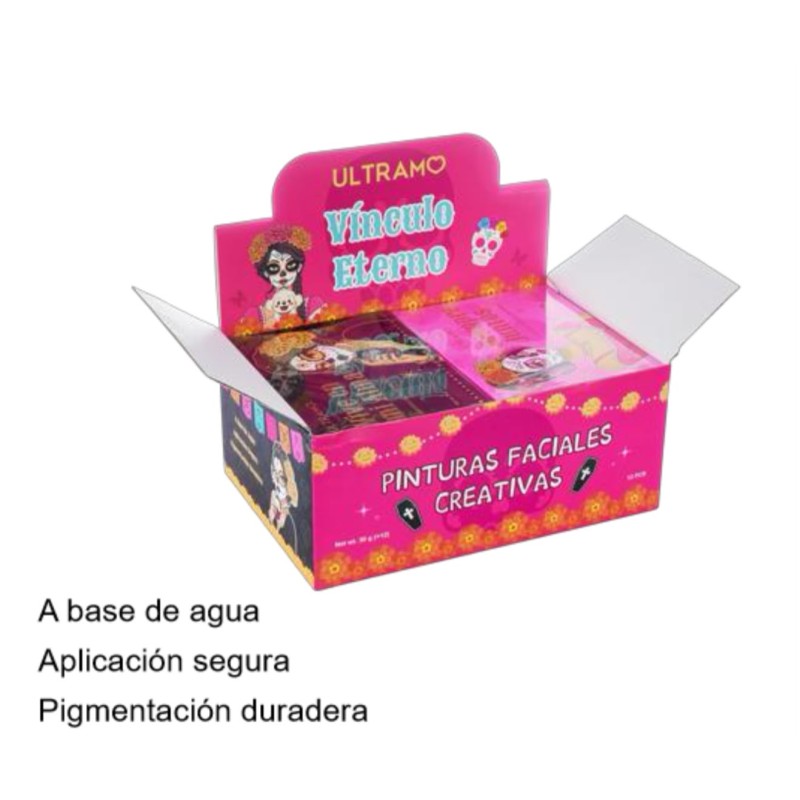 PINTURA FACIAL ULTRAMO CH SE ACTIVA CON AGUA (1 Pza)