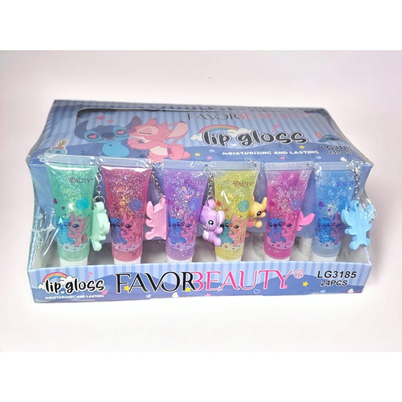 PAQUETE GLOSS DE LILO Y STICH (24 PZAS)