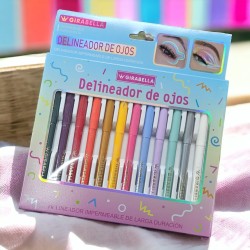 DELINEADORES DE OJOS DE COLORES GIRABELLA (1 PZA)