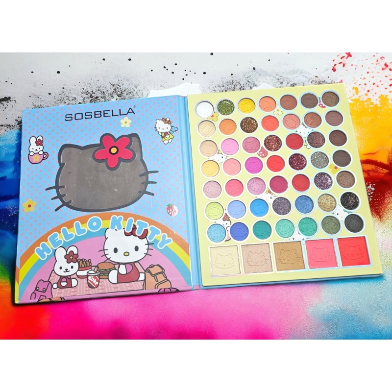 PALETA DE SOMBRAS KITTY ARCOIRIS (1 PZA)