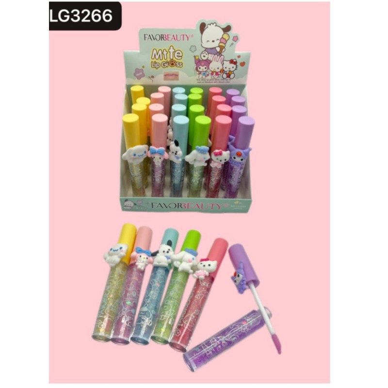 GLOSS SANRIO NUEVO PAQUETE (24 PZAS)